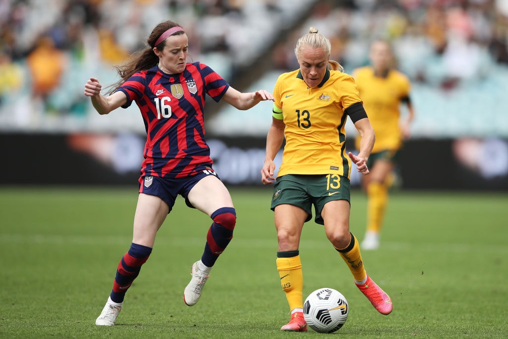 Matildas face off against USA at Stadium Australia
