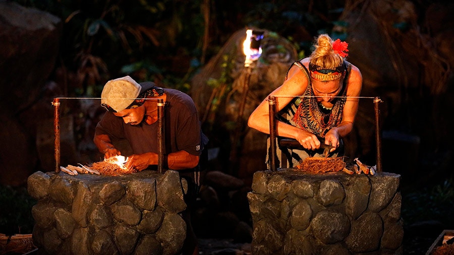 Fire-Challenge Australian Survivor Jericho Michelle
