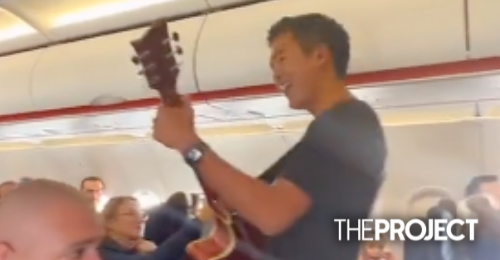 Plane Passengers Get Extra Treat On A Plane.... In The Form Of A Religious Sing-A-Long