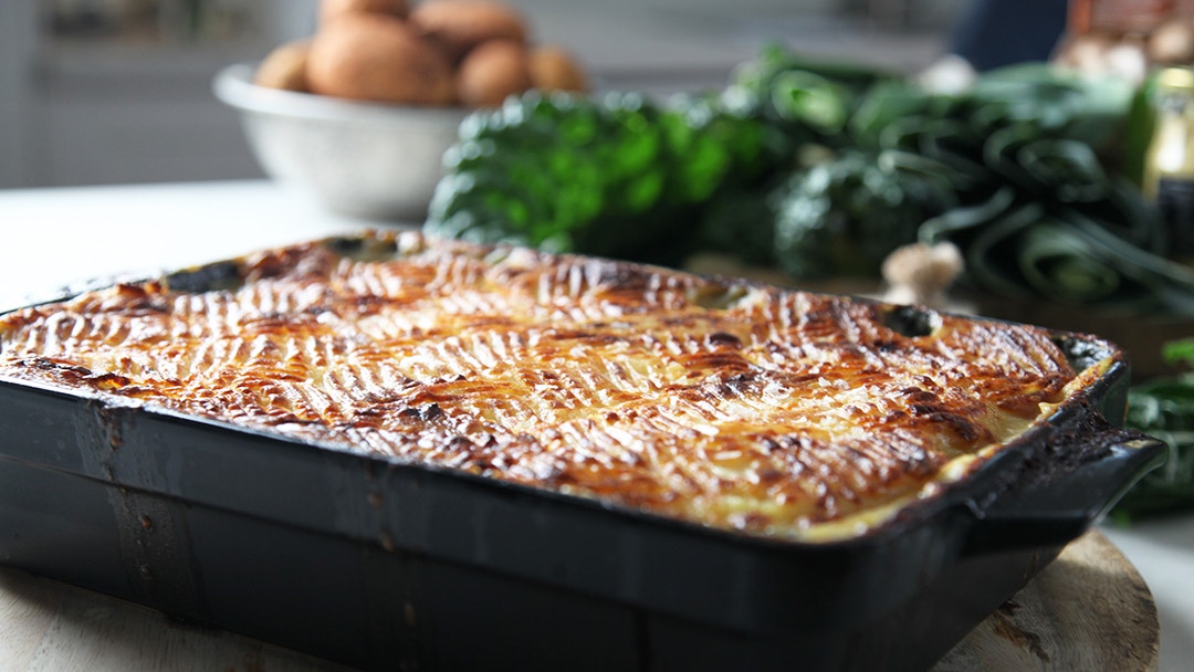 Chicken and Fungi Cottage Pie