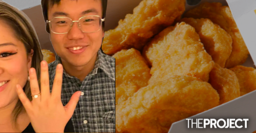 Comedian Aaron Chen Proposes To Now-Fiancé With A Box Of Chicken Nuggets