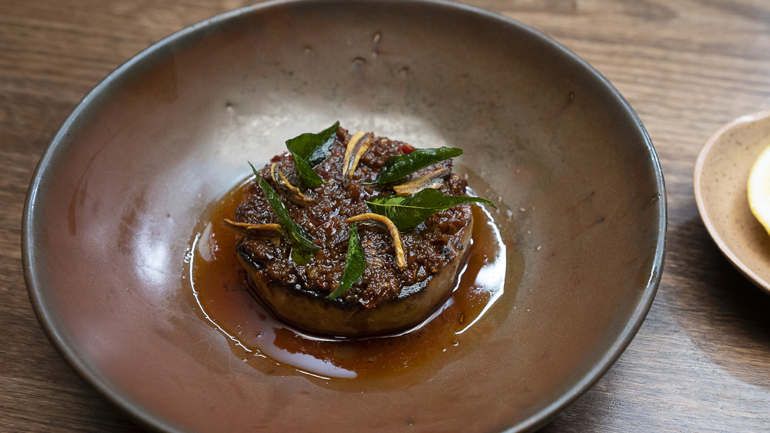 Celeriac Steak with Sambal Balachan