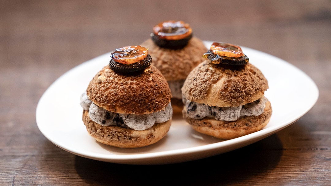 Cookies and Cream Choux Buns