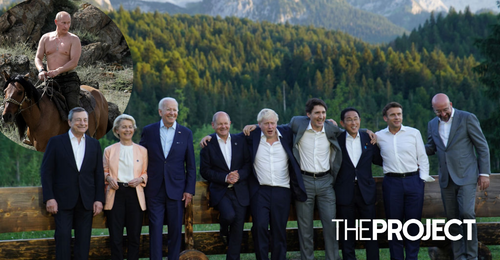 G7 Leaders Mock Putin's Shirtless Horseback Photos
