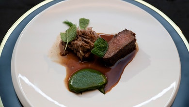 Lamb, Saag, Spiced Jus