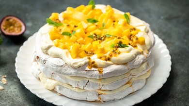 Tropical Pavlova Stack