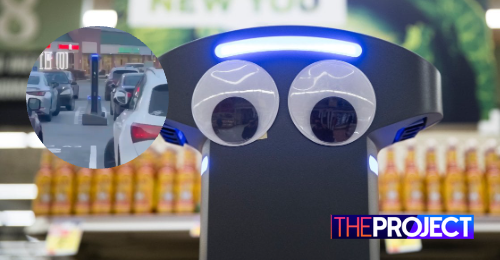 Marty The Spill Detecting Robot Escapes Supermarket In U.S. To Go On - Network Ten