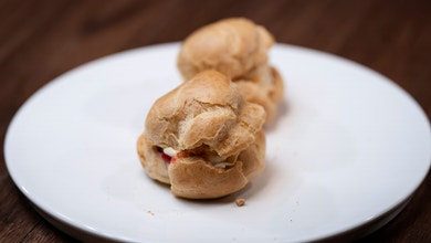 Peanut Butter and Jam Choux