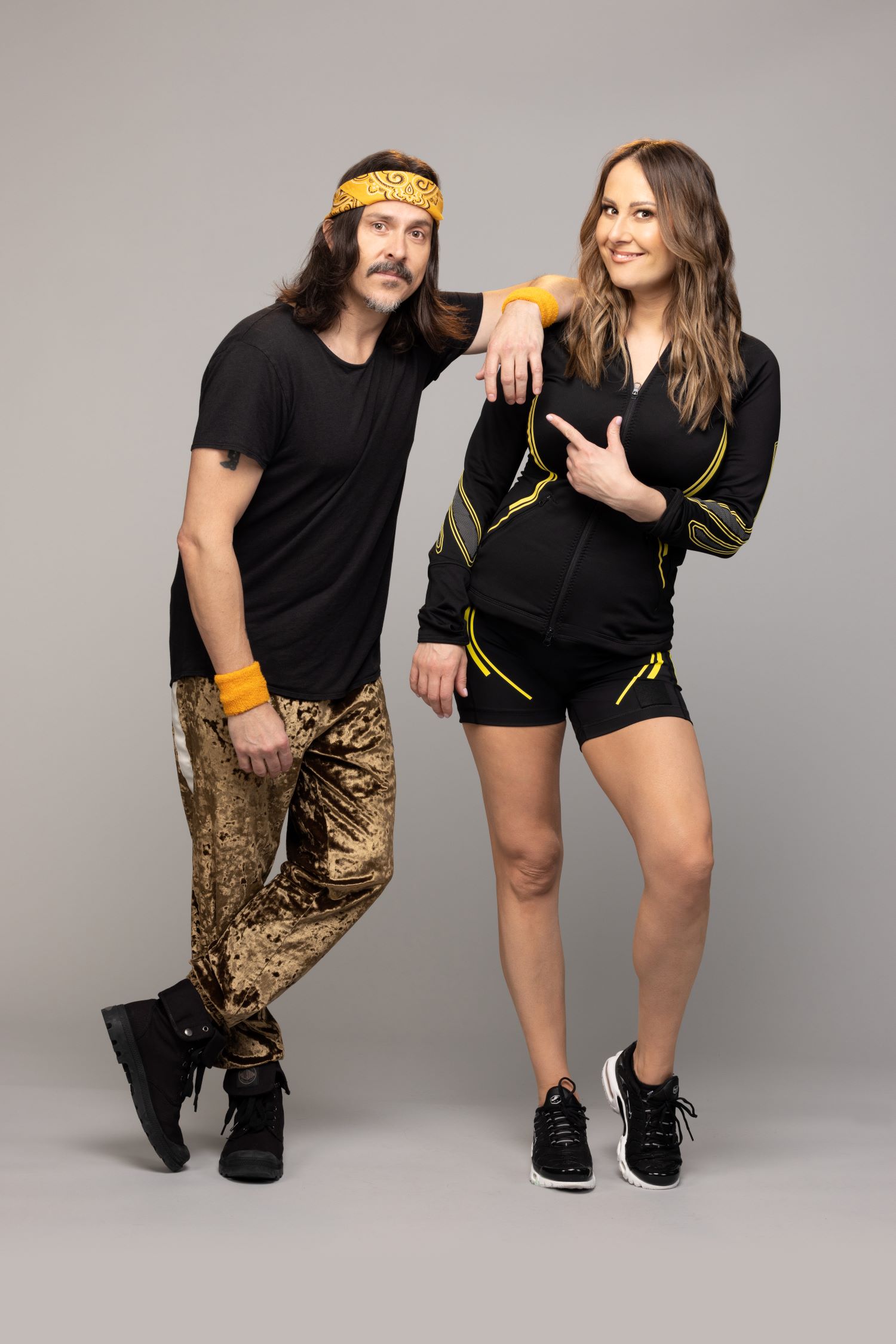 The Amazing Race Australia 2023 Celebrity Edition Jackie Gillies and husband Ben Gillies