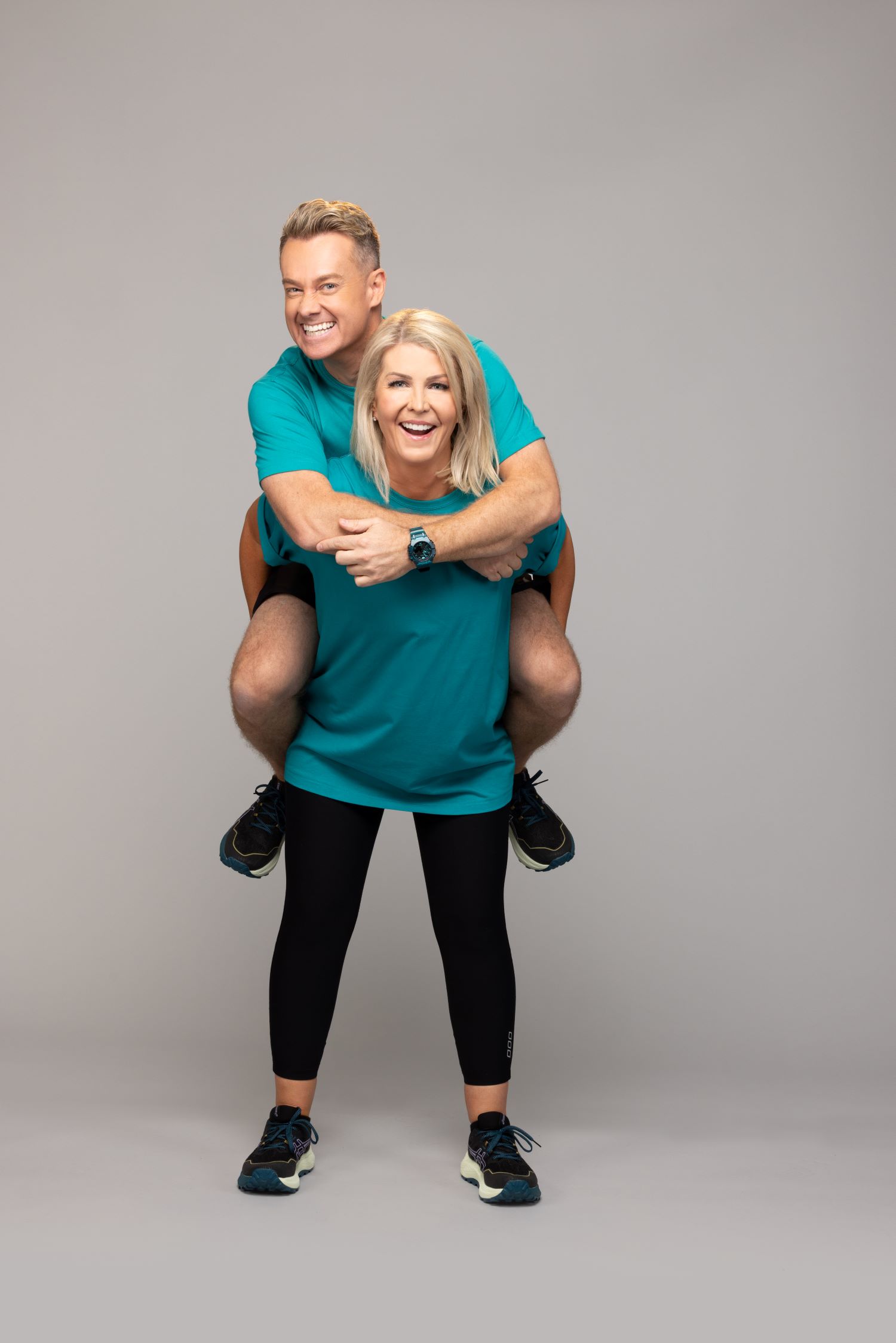 The Amazing Race Australia 2023 Celebrity Edition Grant Denyer and wife Chezzi Denyer