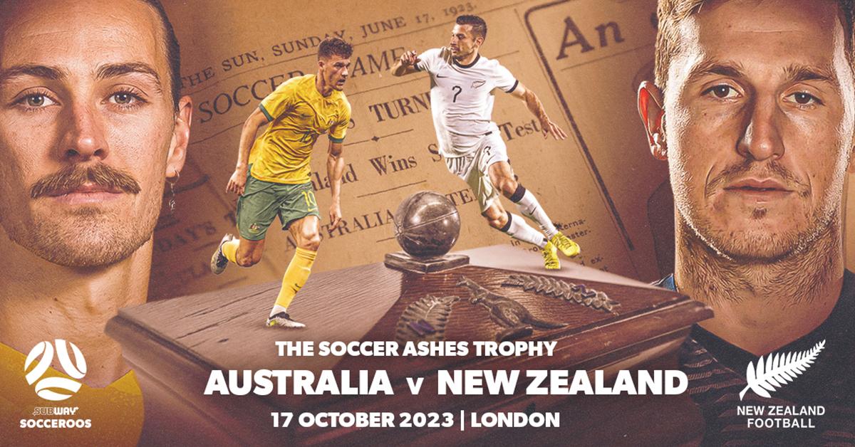 Socceroos to face All Whites in London as historic trans-Tasman trophy goes on the line