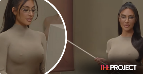 Kim Kardashian bares her breasts as she reveals 'tit tape' trick, Celebrity News, Showbiz & TV