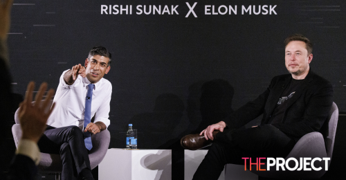 UK Prime Minister Rishi Sunak And Elon Musk Meet At AI Safety Summit