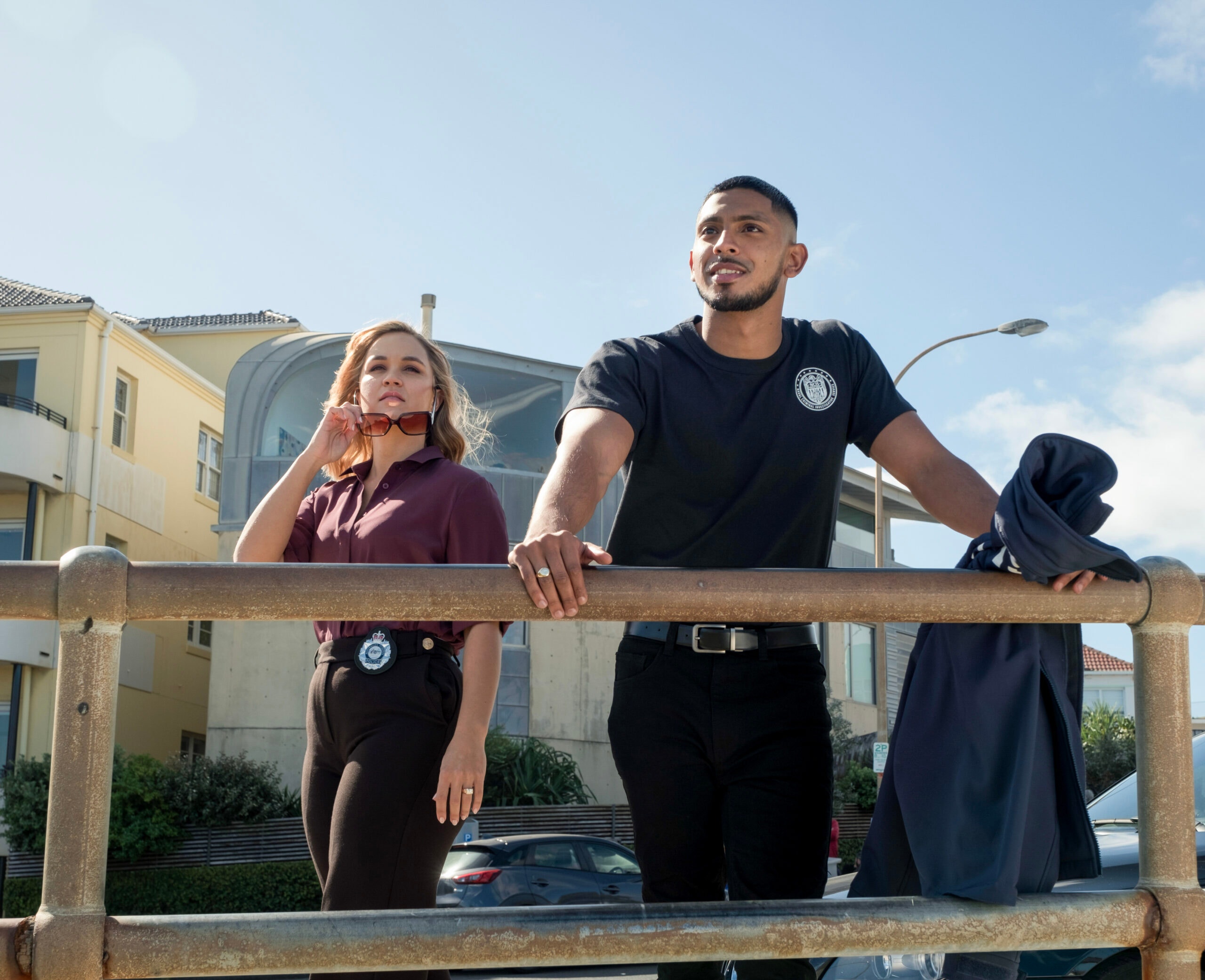 Tuuli Narkle as AFP Liaison Officer Constable Evie Cooper and Sean Sagar as Special Agent DeShawn Jackson.