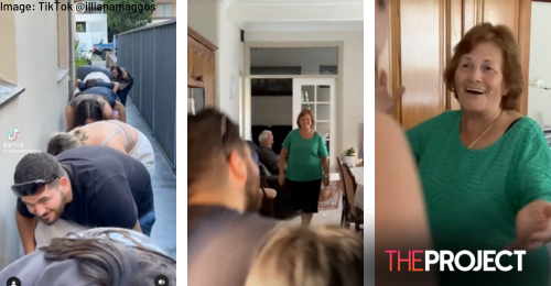 Sweetest Trend Sees Adult Grandkids Surprise Grandparents With A Sleepover