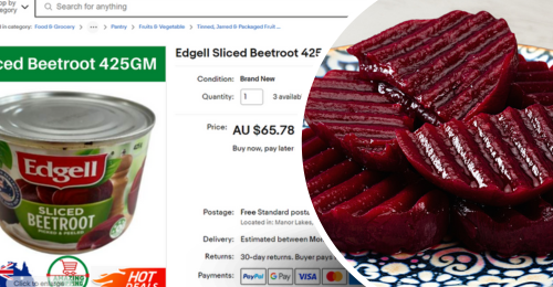 Canned Beetroot Listed For $65 On eBay Amid Beetroot Shortage On Supermarket Shelves