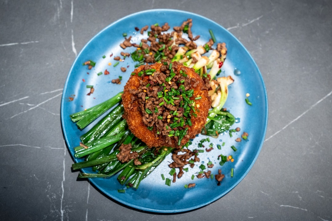 Crumbed Camembert with Sauteed Leeks - Network Ten