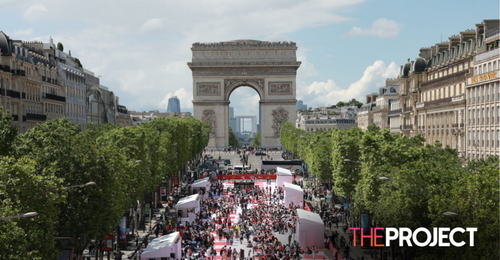 Paris’ Champs-Élysées Transformed Into Giant Picnic Blanket For Free Meal