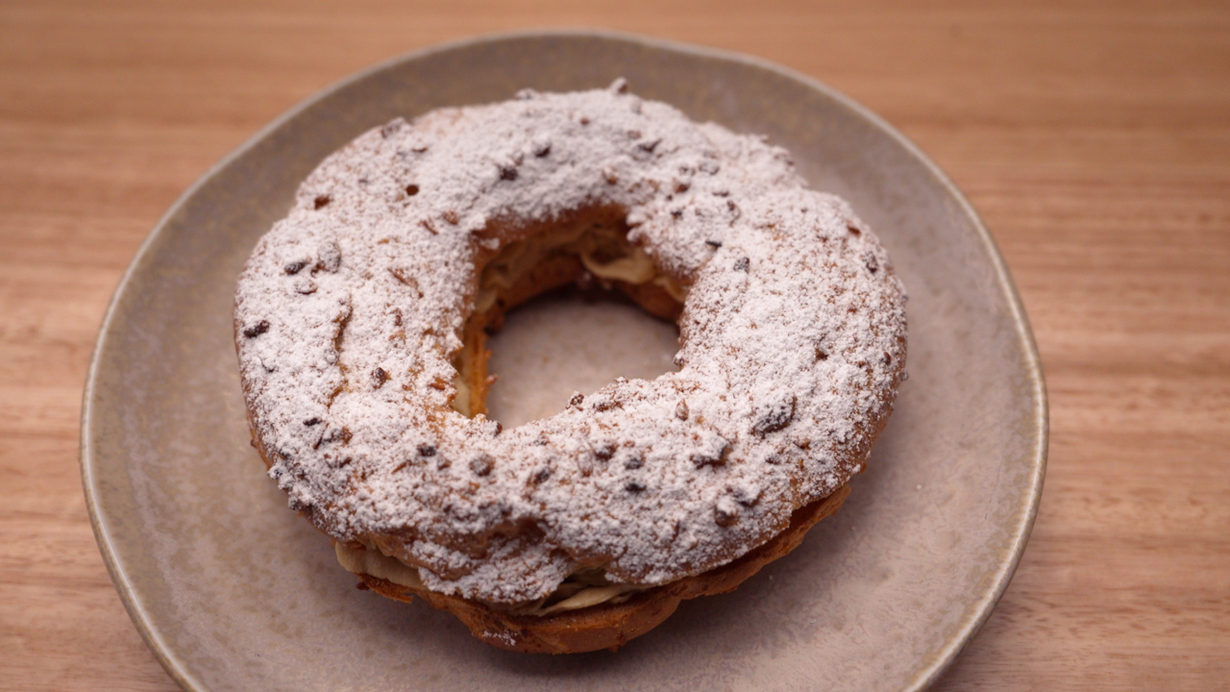 Coffee and Peanut Paris Brest