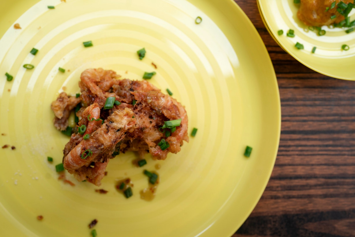 Hong Kong Style Prawn Fritters with Sweet Chilli Sauce