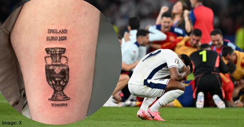 England Fan Gets Euro 'Winner' Tattoo Before The Final (It Did Not End Well)