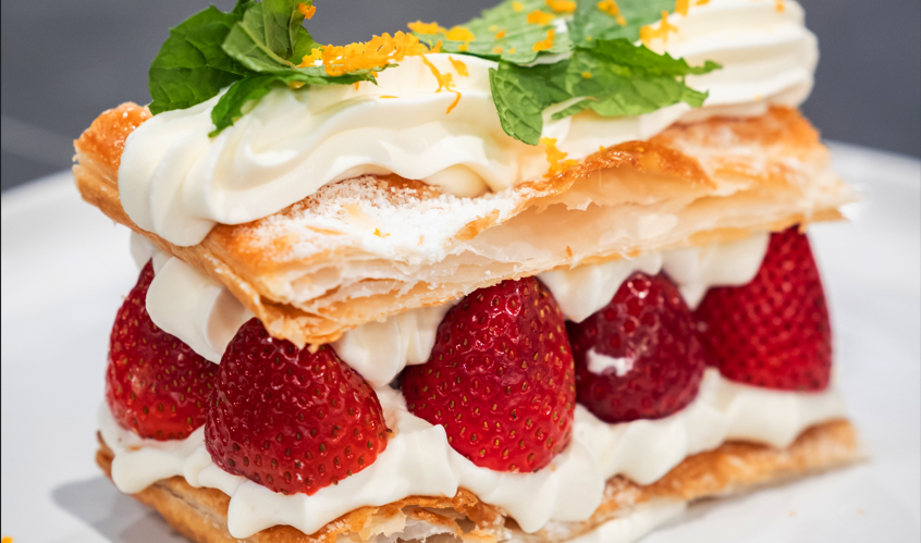 Strawberry Muille Fuille