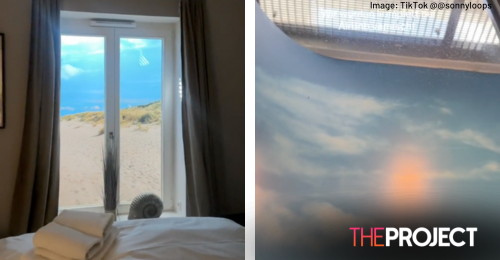 Influencer Reeling After Booking Airbnb Sea View Apartment That Was Actually A Poster