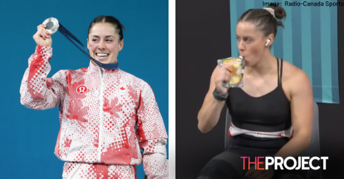 Canadian Olympian Caught Sipping Maple Syrup