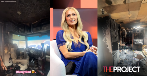 Paris Hilton's Trailer Burns Down On The Set Of Music Video