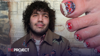 Benny Blanco Shows Off His Persian Rug-Inspired Pedicure