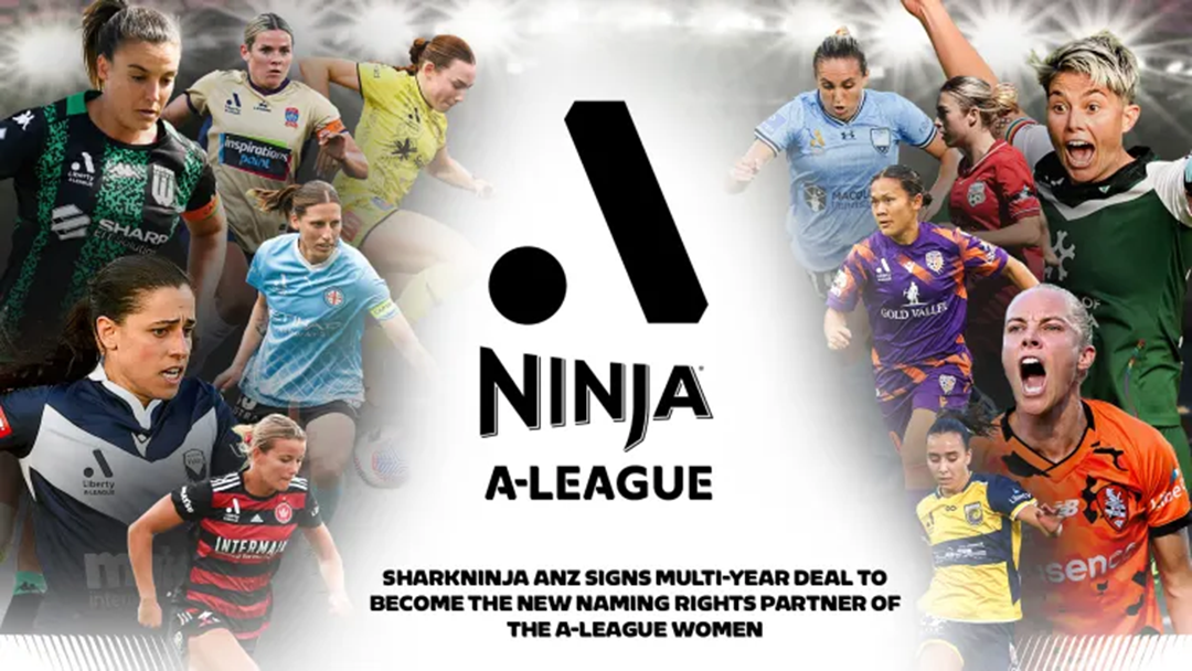 SharkNinja announced as new naming rights partner of the A-League Women