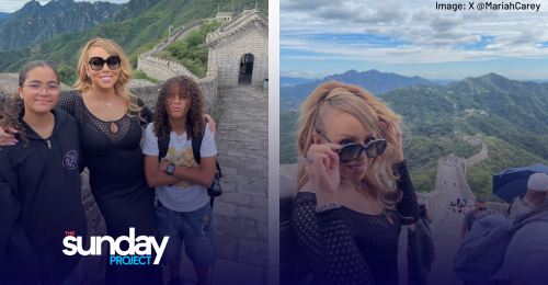 Mariah Carey Climbs Great Wall Of China In Heels