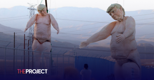 43-Foot-Tall Naked Donald Trump Statue Erected In Las Vegas