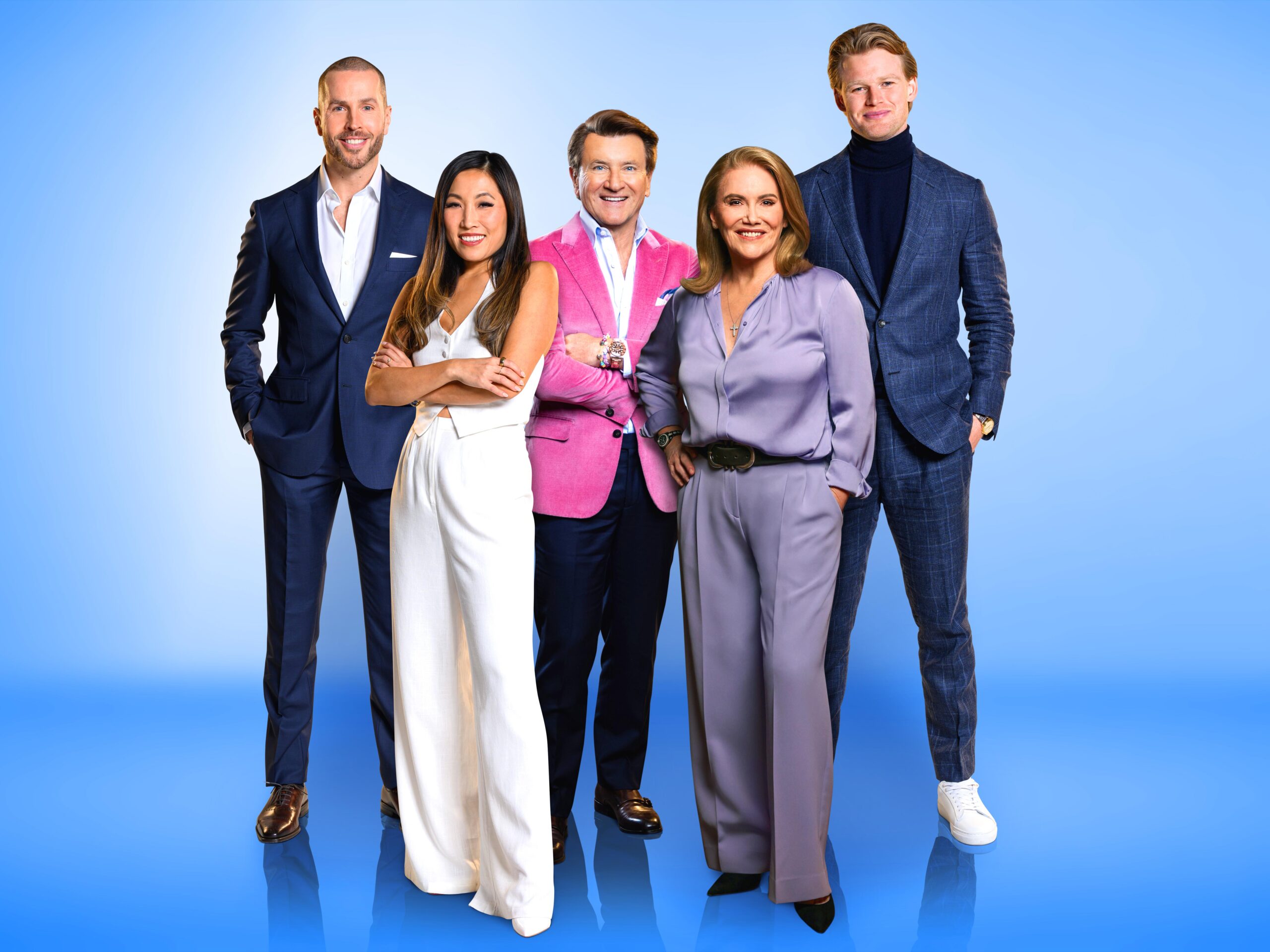 SharkTank_2024_Nick-Bell_Jane-Lu_Robert-Herjavec_Maxine-Horne_Davie-Fogarty-scaled