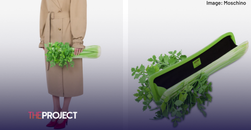 Moschino Sells Luxe Celery-Shaped Clutch For $6,850