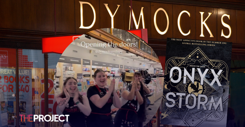 Aussies Camp Out For Bestselling Fantasy Novel ‘Onyx Storm’