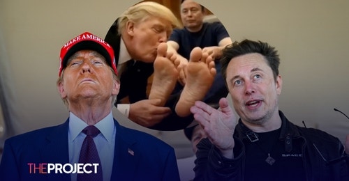 Trump Sucks Musk's Toes In Bizarre AI Video