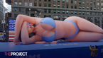 60-Foot-Tall Kim Kardashian Blow-Up Doll Installed In Times Square