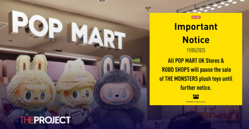 Pop Mart Pause Labubu Sales In All UK Stores Amid Allegations Of Violence