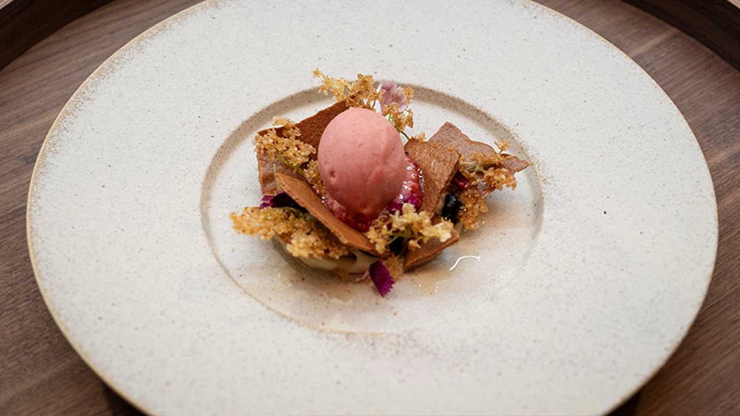 Variations Of Sourdough And Strawberry With Elderflower And Balsamic