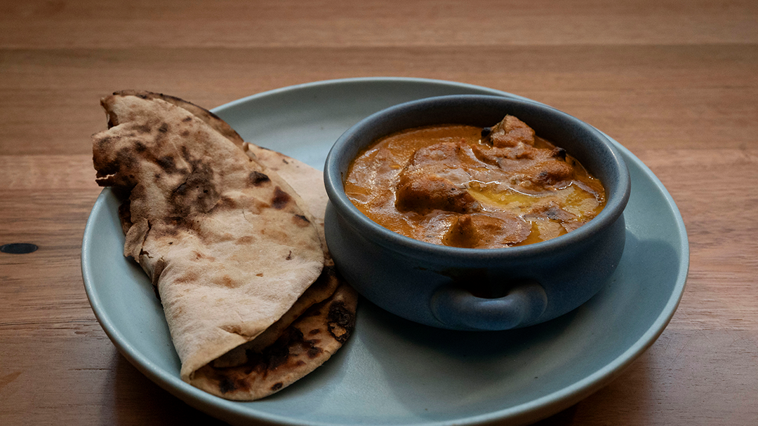Butter Chicken With Roti Butter