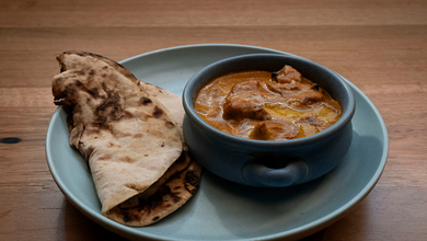 Butter Chicken With Roti Butter