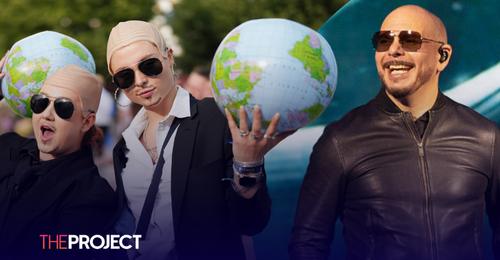 Pitbull Loves Fans Wearing Bald Caps To His Concerts