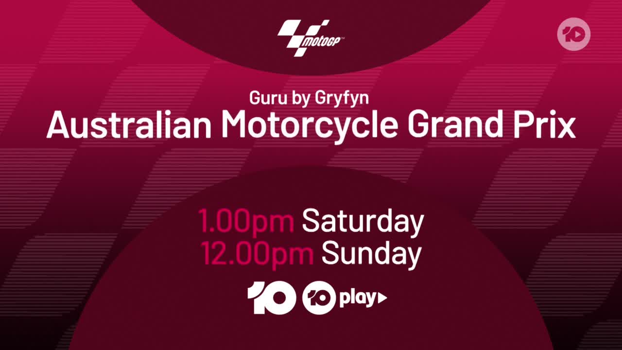 Australian MotoGP live and free on 10 and 10 Play